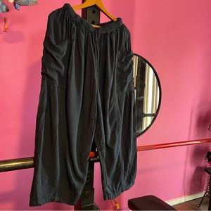 Free People Quinn Stormy Navy Pants Small